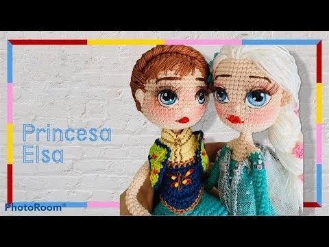 Muñeca Elsa en amigurumi