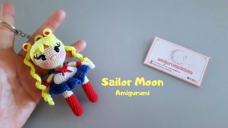 Llavero Muñeca Sailor Moon en amigurumi