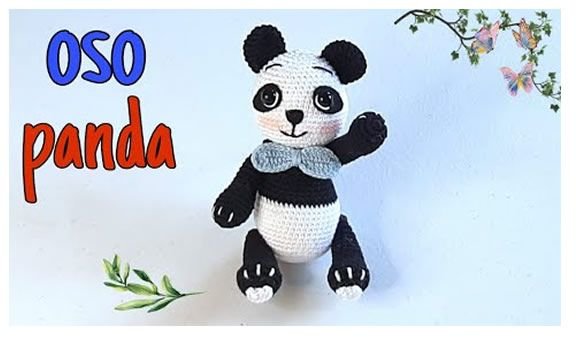 Oso panda amigurumi DIY paso a paso