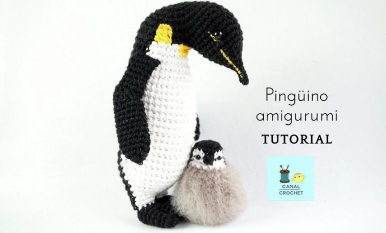 Pingüino amigurumi DIY