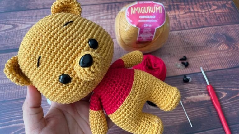 Winnie the pooh amigurumi a crochet